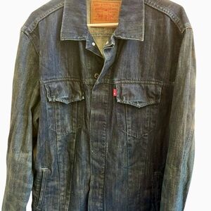 Levi's Men's Dark Blue Denim Jacket